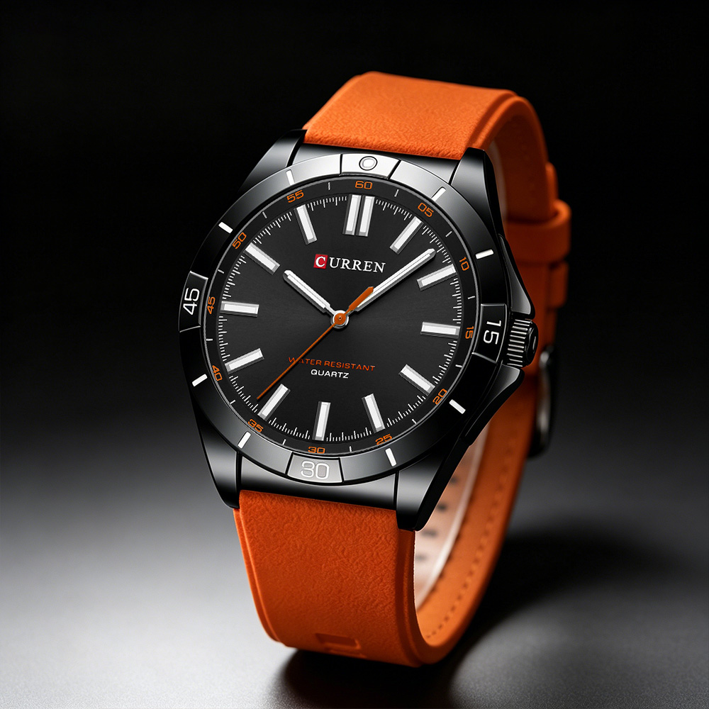 CURREN Heren minimalistisch sp - Silicone Sport Band recensie en prijs