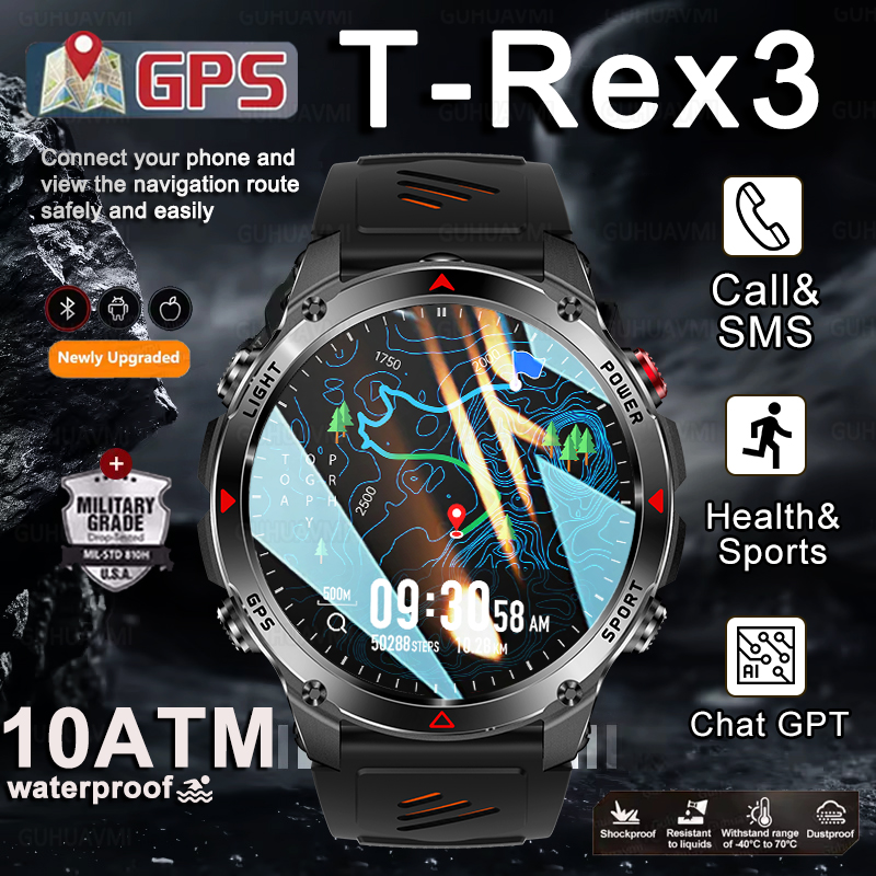 2025 Nieuwe T-Rex 3 Outdoor GP - Smartwatch Running Watches For Men recensie en prijs