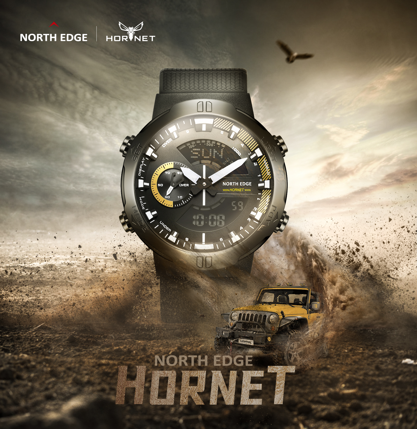 NORTH EDGE Heren Smart Watch W - Smartwatch Army Watches For Men recensie en prijs