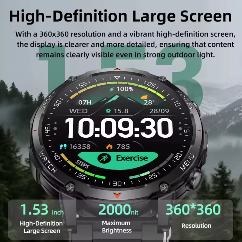 2026 Nieuwe T-Rex3 Pro 1400mAh - Smartwatch Running Watches For Men recensie en prijs