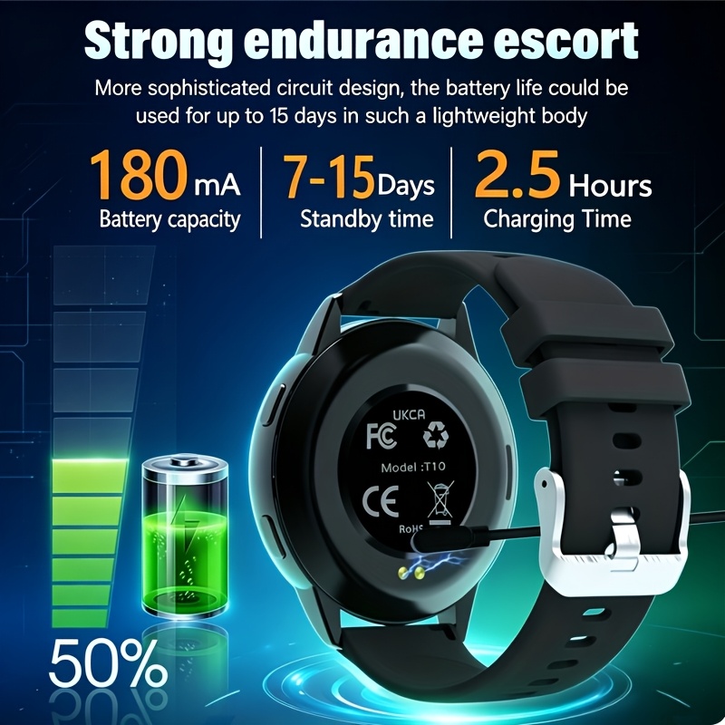 Nieuwe grote scherm ronde spor - Couple Watches Smartwatch recensie en prijs