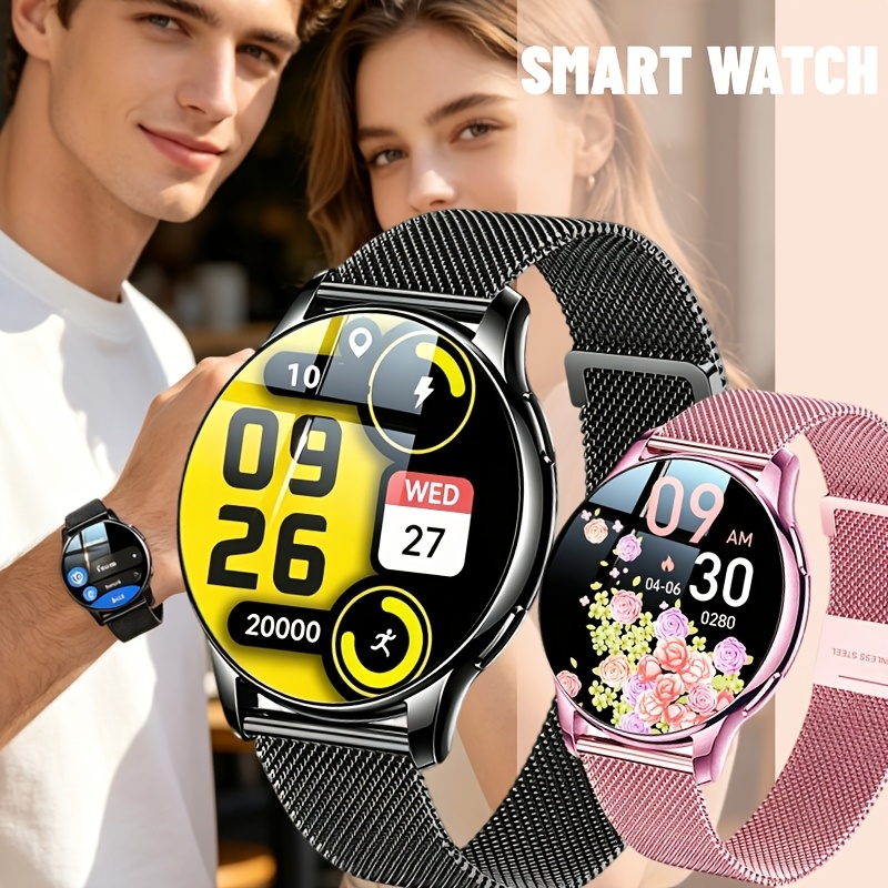 Nieuwe grote scherm ronde spor - Couple Watches Smartwatch recensie en prijs