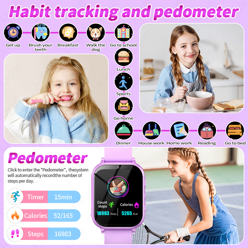 LUIK Kid Digitaal Smart Watch  - Smartwatch Digital Watches For Boys recensie en prijs