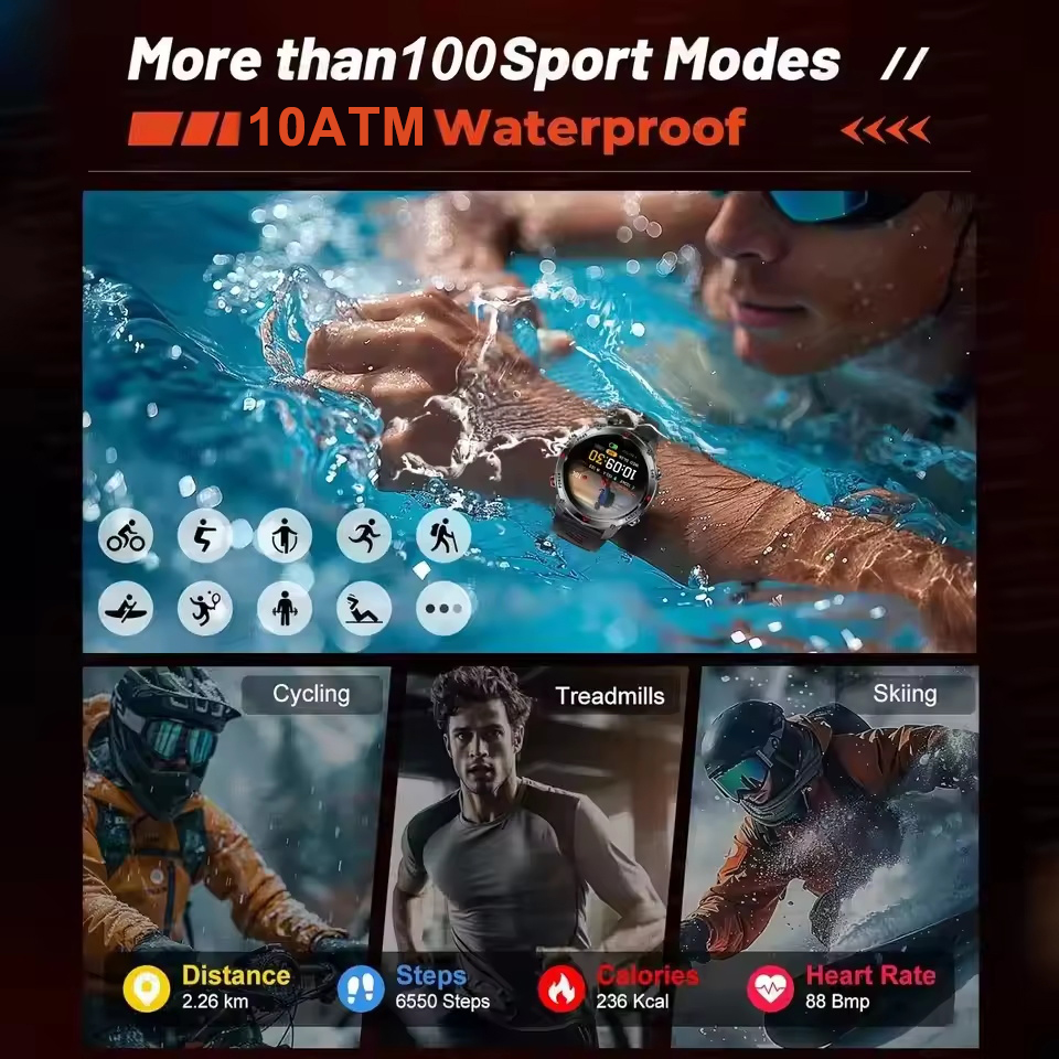 Nieuwe Militaire Outdoor GPS P - Smartwatch Running Watches For Men recensie en prijs