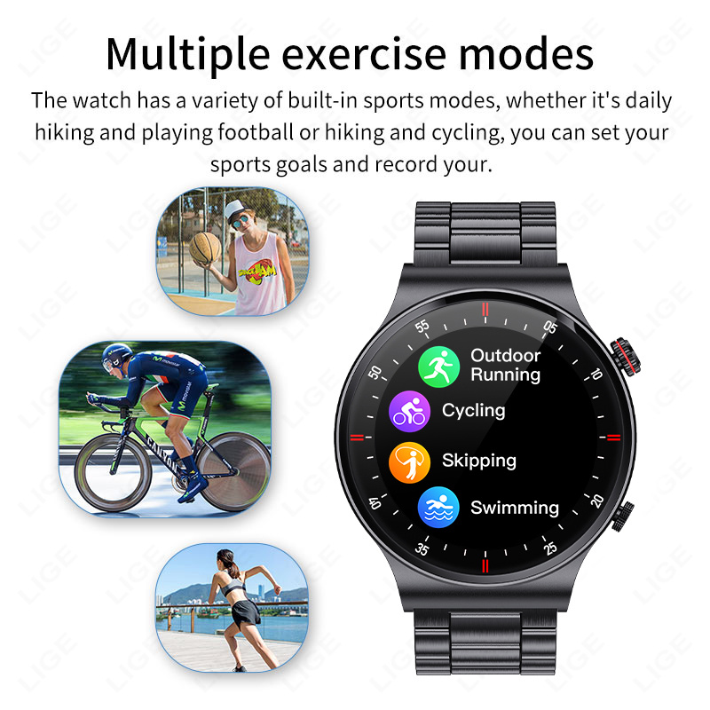 LIGE 2026 NFC Smartwatch Heren - Smartwatch Watches Gift For Men recensie en prijs