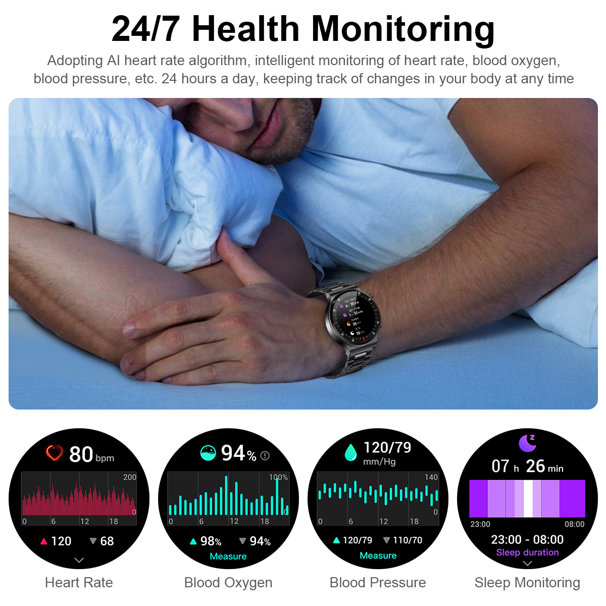 LIGE 2026 NFC Smartwatch Heren - Smartwatch Watches Gift For Men recensie en prijs
