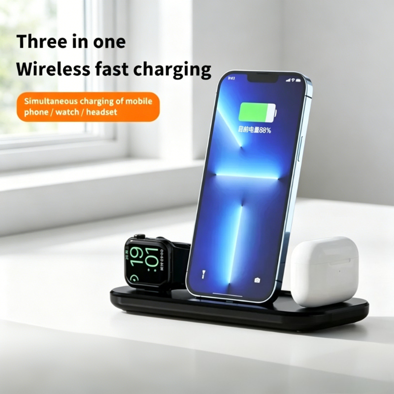 3-in-1 draadloze oplaadstation - Watch Xs8 recensie en prijs