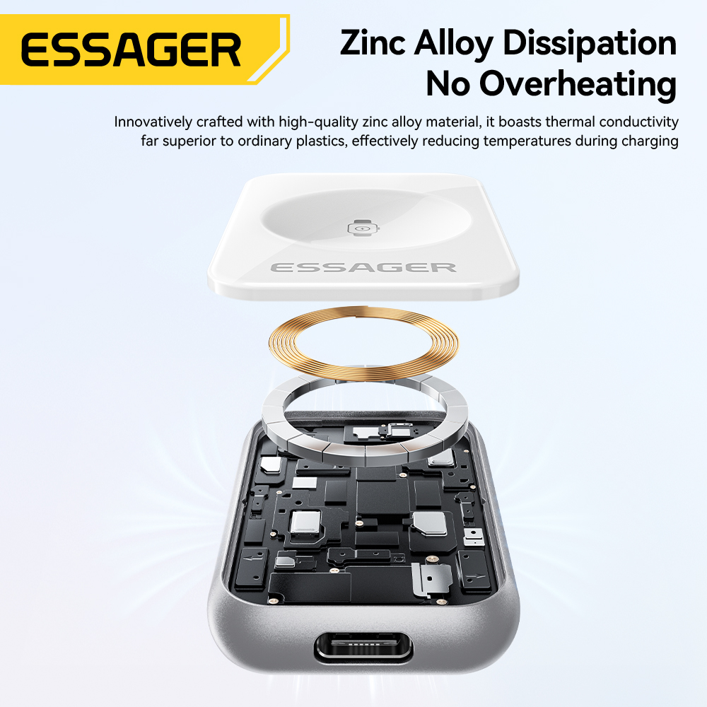 Essager 5W magnetische draadlo - Smartwatch Apple Watch recensie en prijs