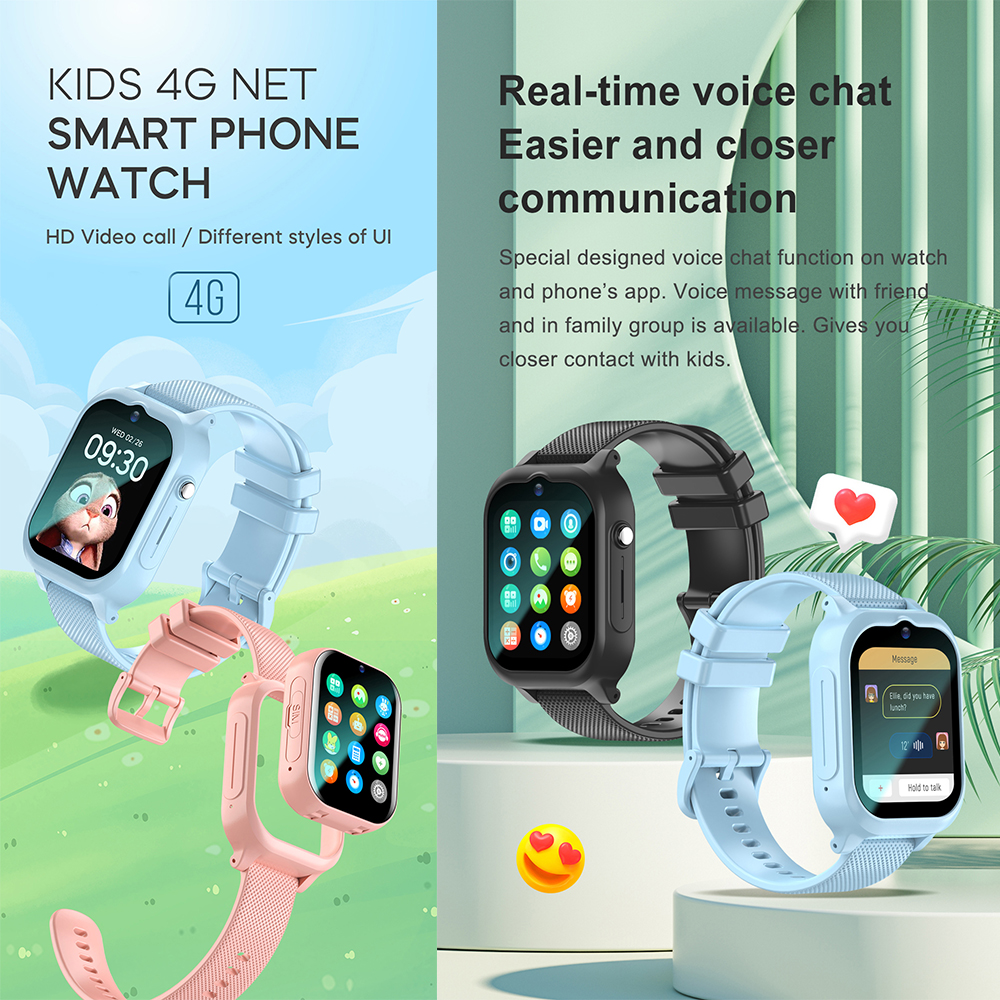 Smart Watch Kinderen 4G GPS WI - Smartwatch Watches For Kids With Gps recensie en prijs
