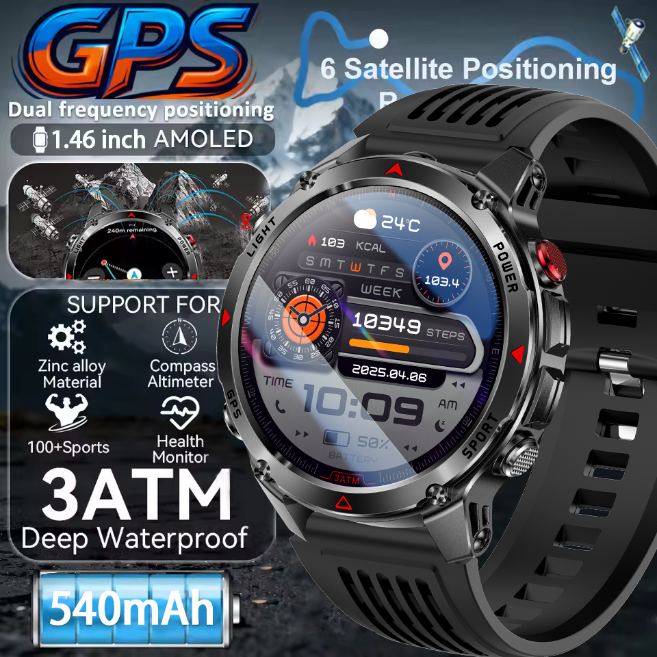 2026New Professionele GPS Spor - Smartwatch Running Watches For Men recensie en prijs