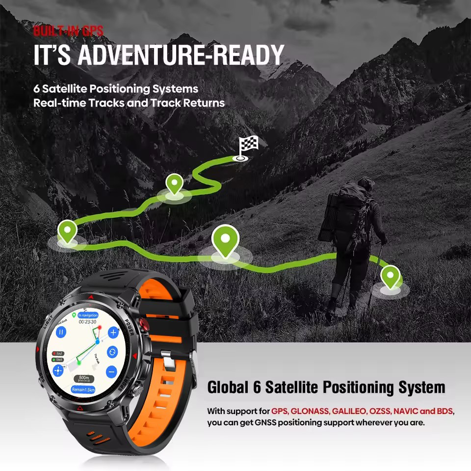 2026New Professionele GPS Spor - Smartwatch Running Watches For Men recensie en prijs