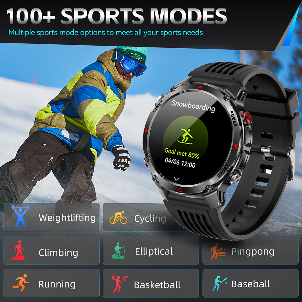 2026New Professionele GPS Spor - Smartwatch Running Watches For Men recensie en prijs
