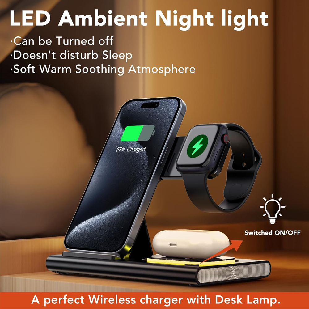 3-in-1 opvouwbaar laadstation  - Watch Xs8 recensie en prijs