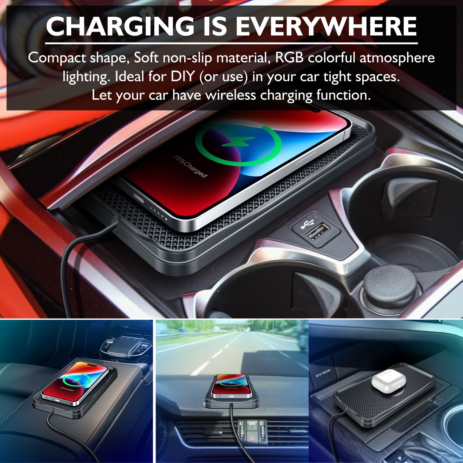 15W draadloze oplader auto sne - Watch Xs8 recensie en prijs