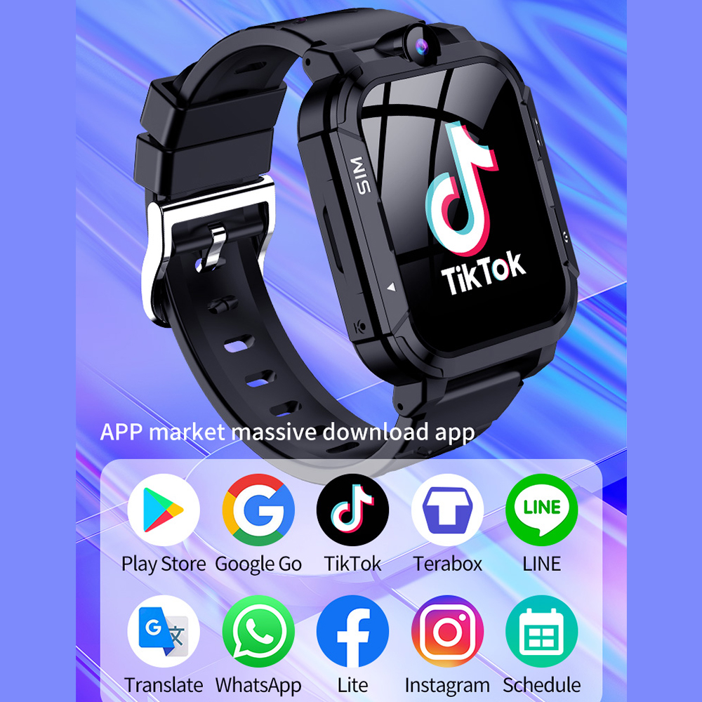 4G Kids Smart Horloge 1 + 8GB  - Smartwatch Watches For Kid Boy With Gps recensie en prijs