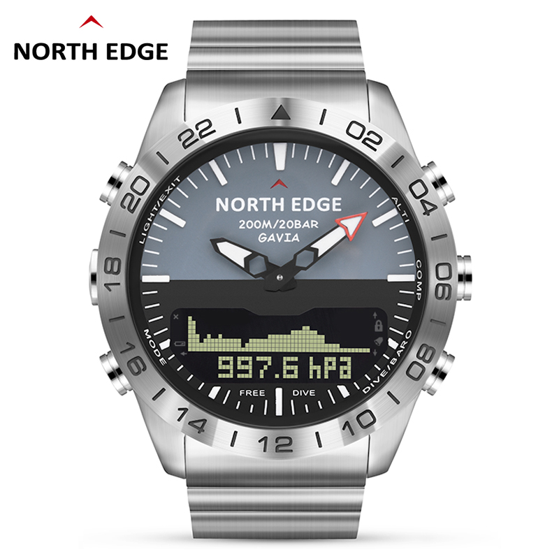 NORTH EDGE Heren duikhorloge M - Smartwatch Army Watches For Men recensie en prijs