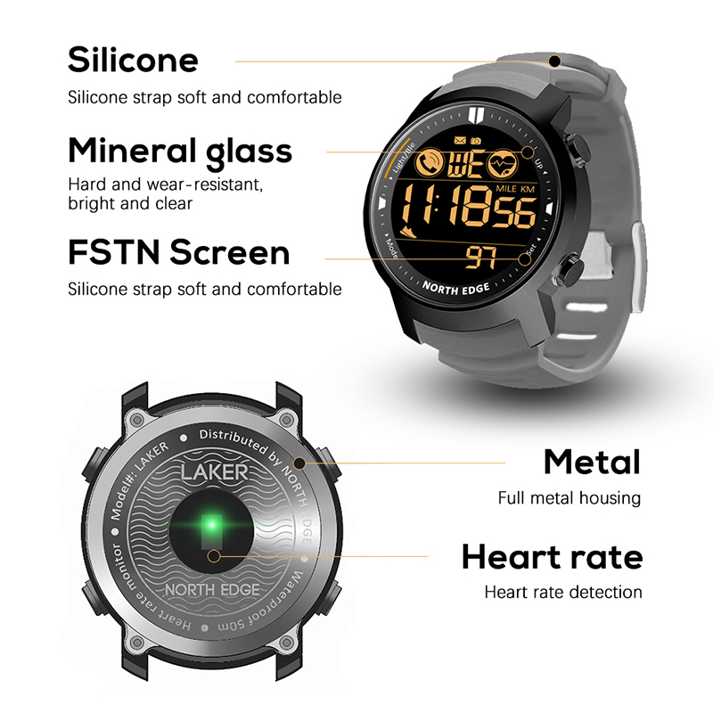 Noord Rand Smart Horloge Manne - Smartwatch Running Watches For Men recensie en prijs
