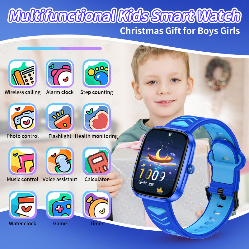 LIGE Nieuwe slimme horloges vo - Smartwatch Digital Watches For Boys recensie en prijs