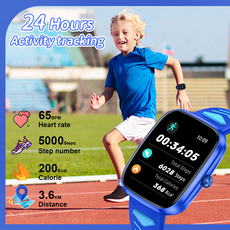 LIGE Nieuwe slimme horloges vo - Smartwatch Digital Watches For Boys recensie en prijs