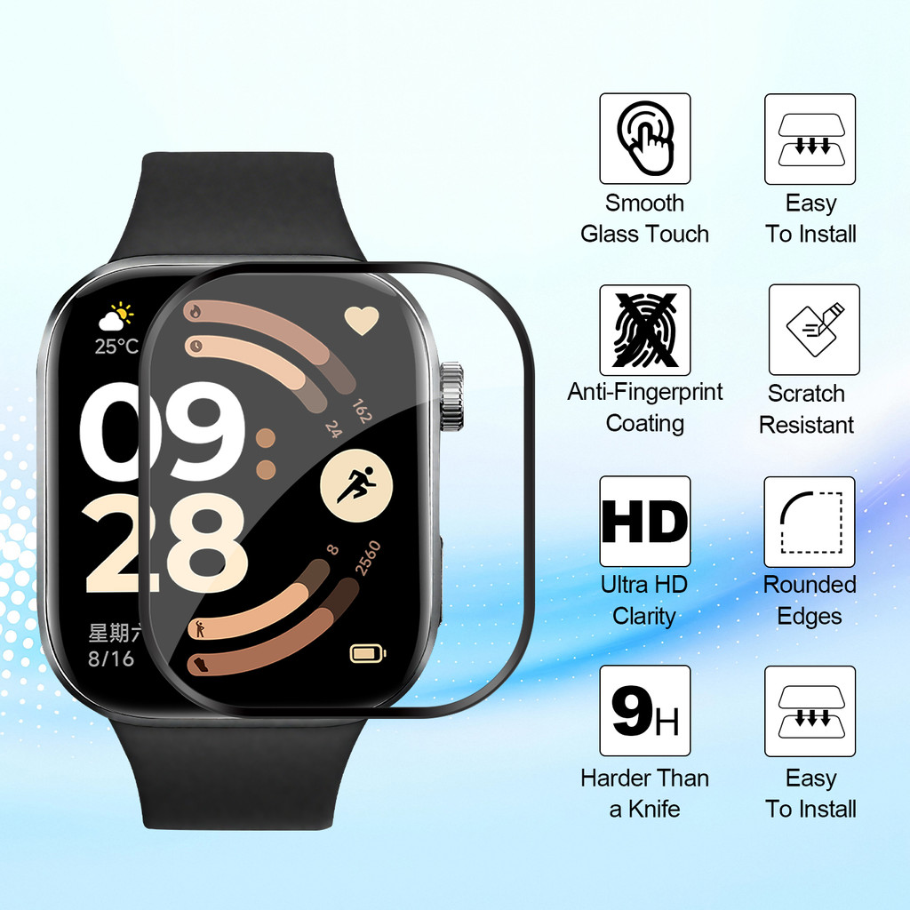 3D-schermbeschermfolie voor Re - Watch Redmi recensie en prijs