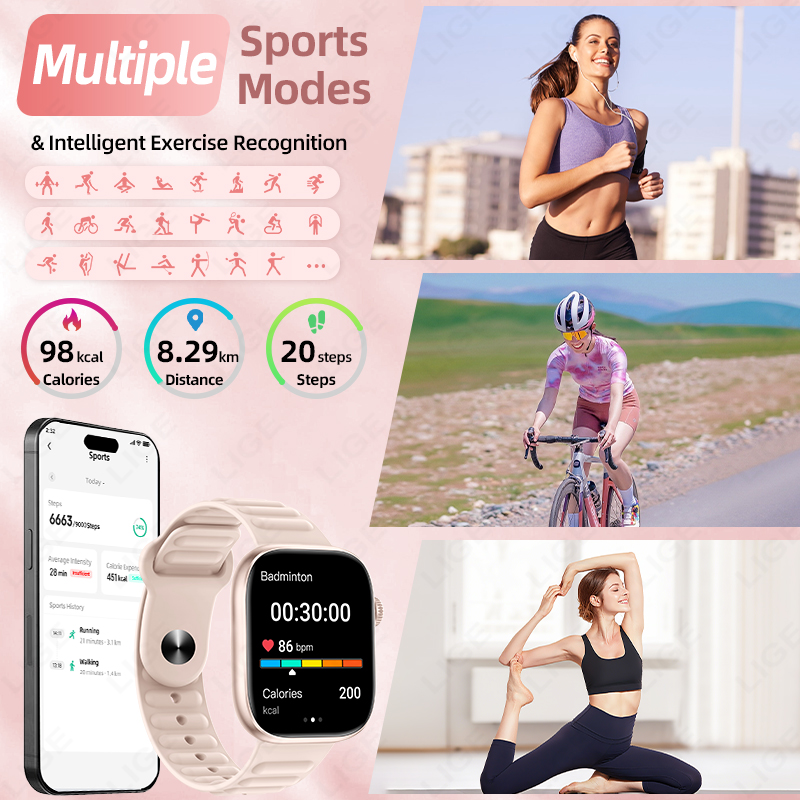 LIGE 2026 NIEUW Smartwatch Har - Couple Watches Smartwatch recensie en prijs