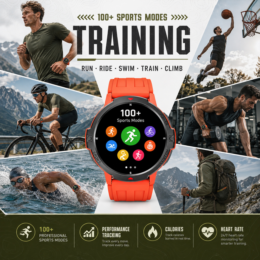 2026 NIEUWE 1.46 Inch Militair - Timex Watches Smartwatch recensie en prijs