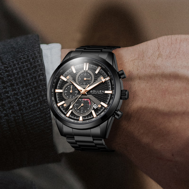 Heren quartzhorloge in militai - Analog Quartz Watch recensie en prijs