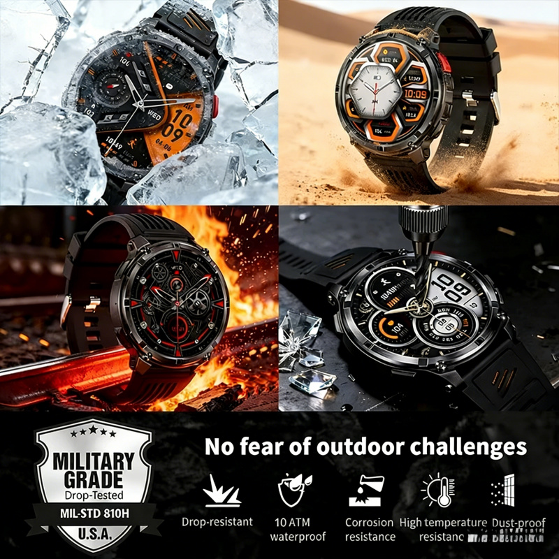 Buiten de deur Militaire slimm - Smartwatch Running Watches For Men recensie en prijs
