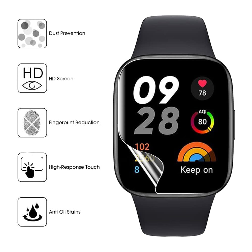 3/6 stks Hydrogel Beschermfoli - Smart Watch Screen Protector recensie en prijs