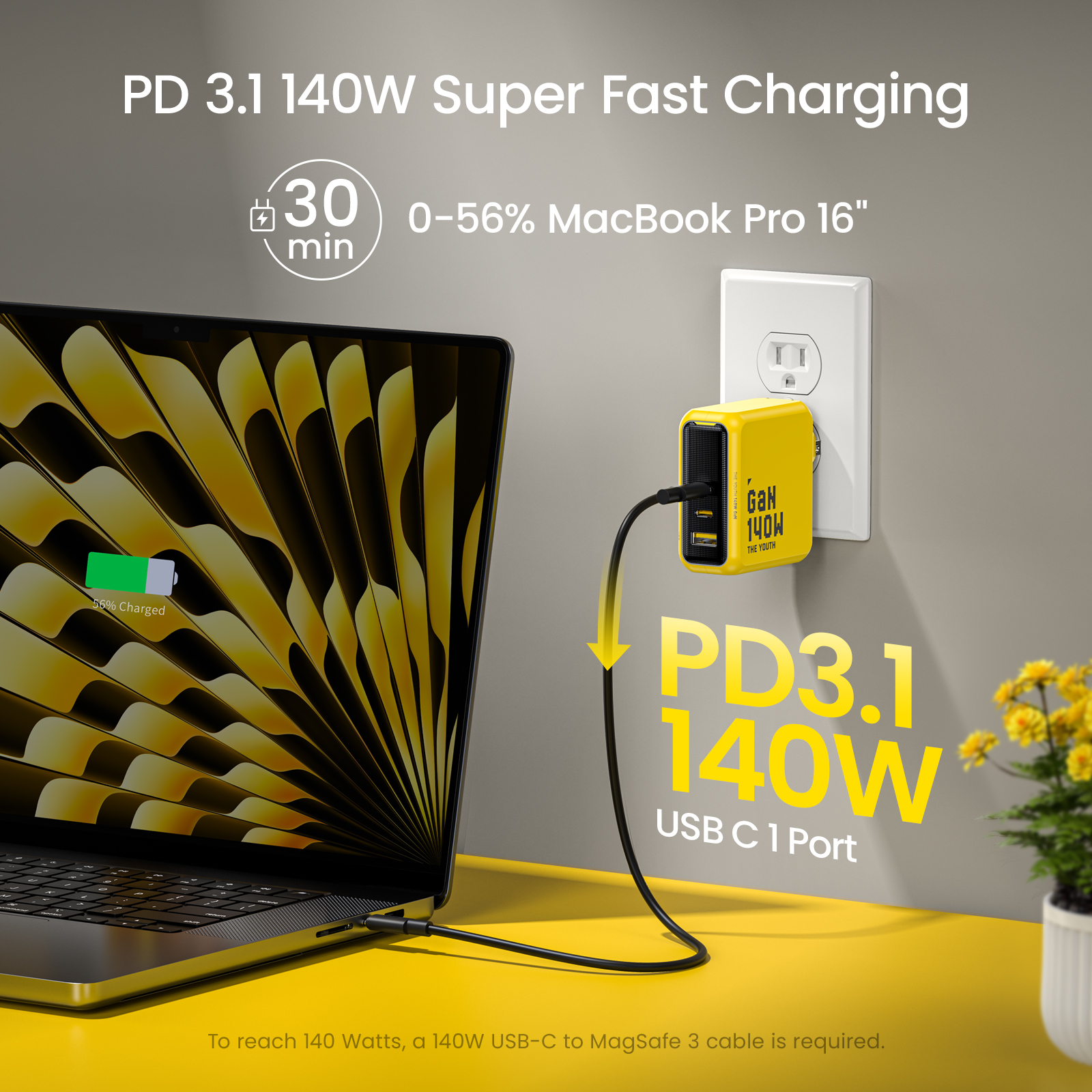 AOHI Jeugd 140W GaN-oplader PD - Watch Xs8 recensie en prijs