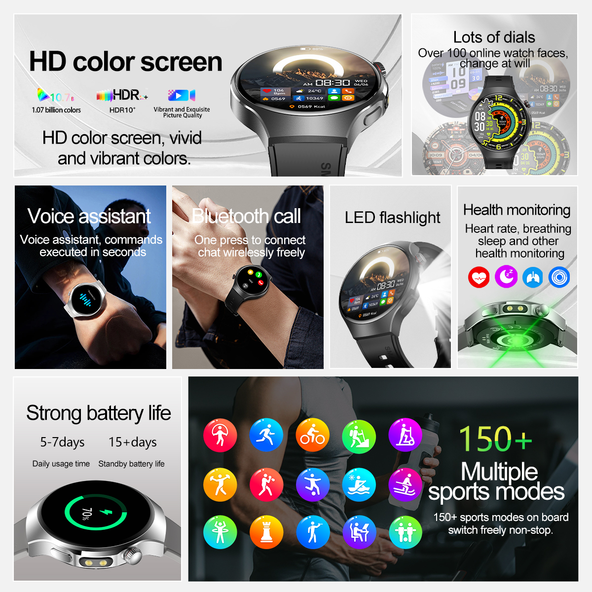 2025 Nieuwe buitensport slimme - Smartwatch Running Watches For Men recensie en prijs