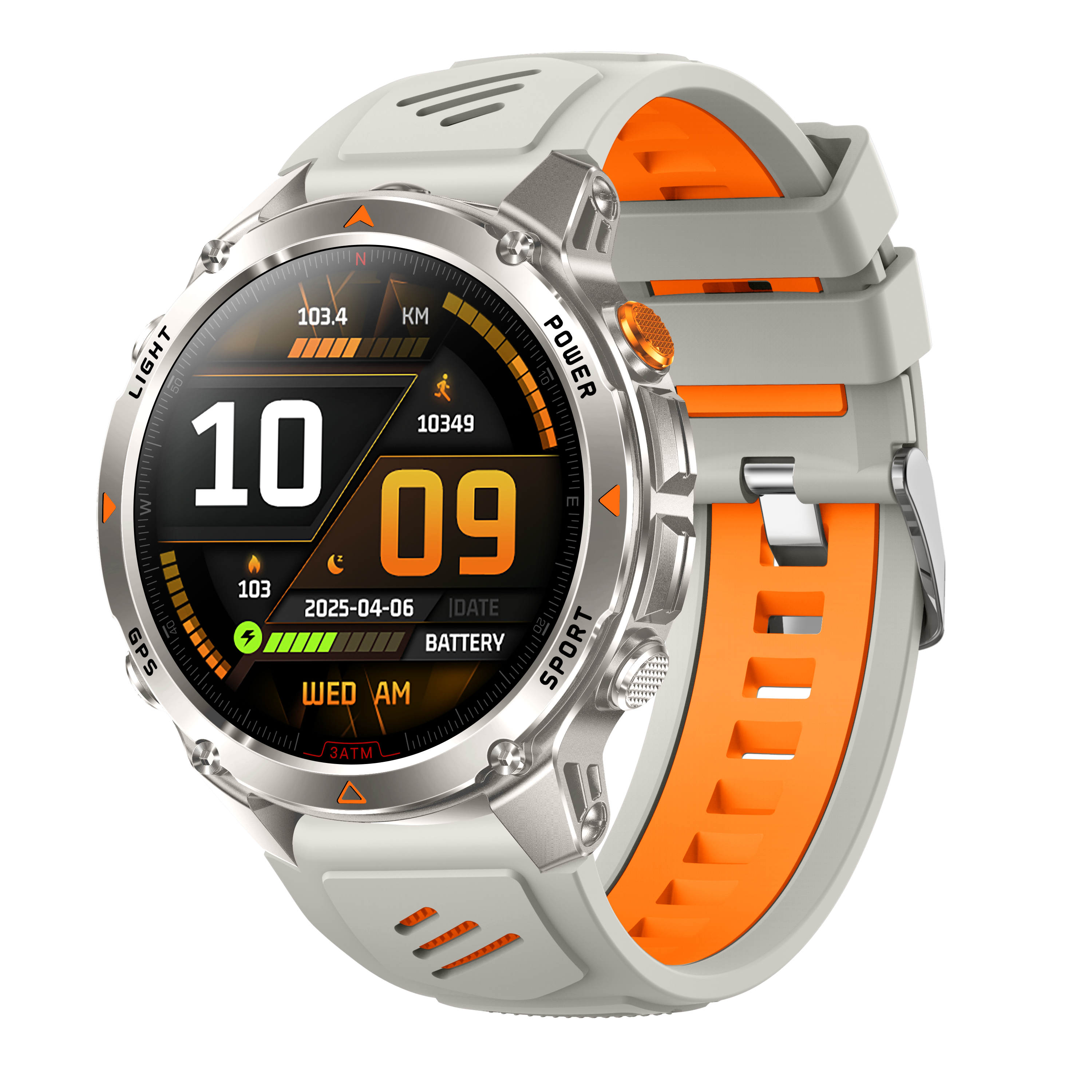 46 inch 360*360 IPS GPS Smartw - Smartwatch Sports Watches For Men recensie en prijs