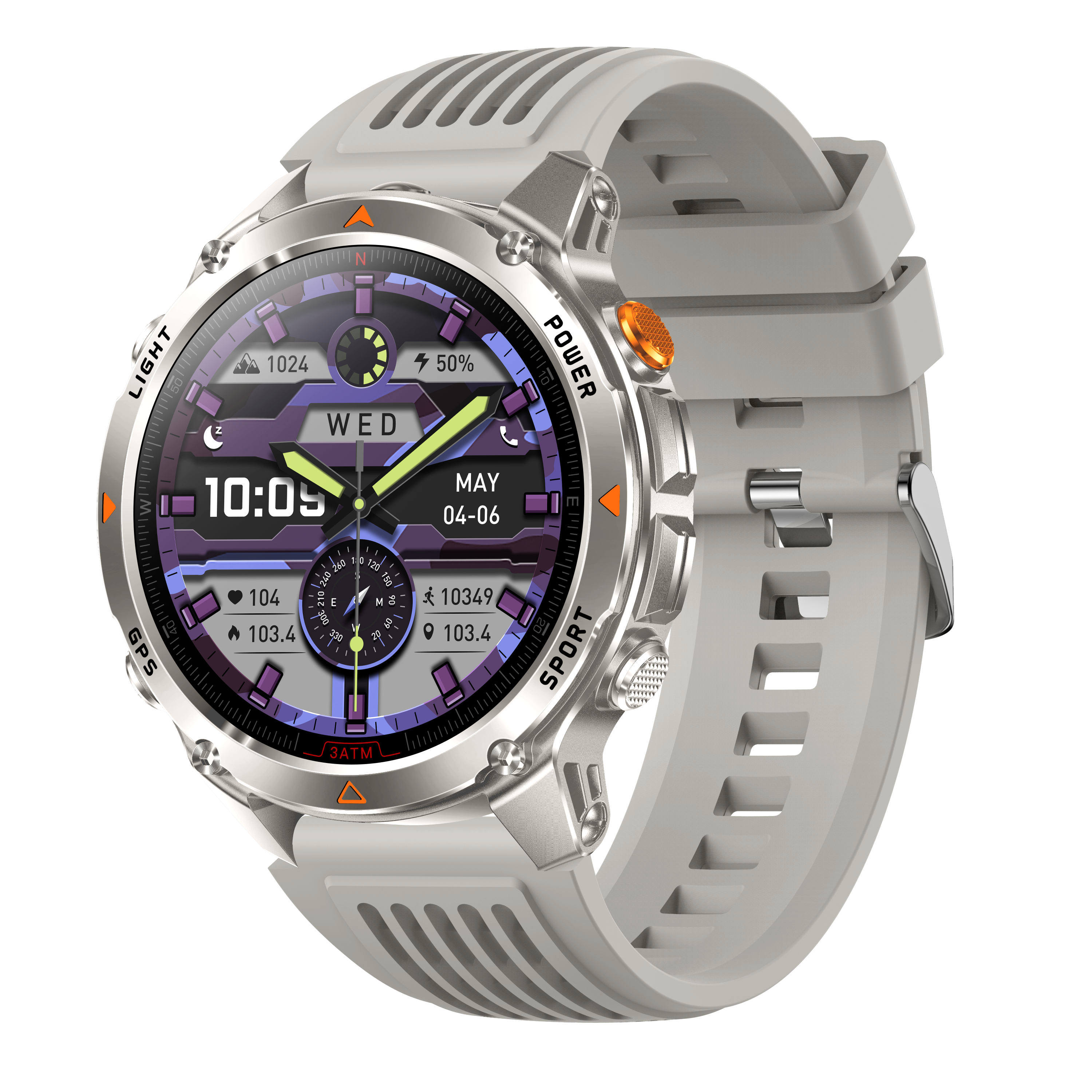 46 inch 360*360 IPS GPS Smartw - Smartwatch Sports Watches For Men recensie en prijs