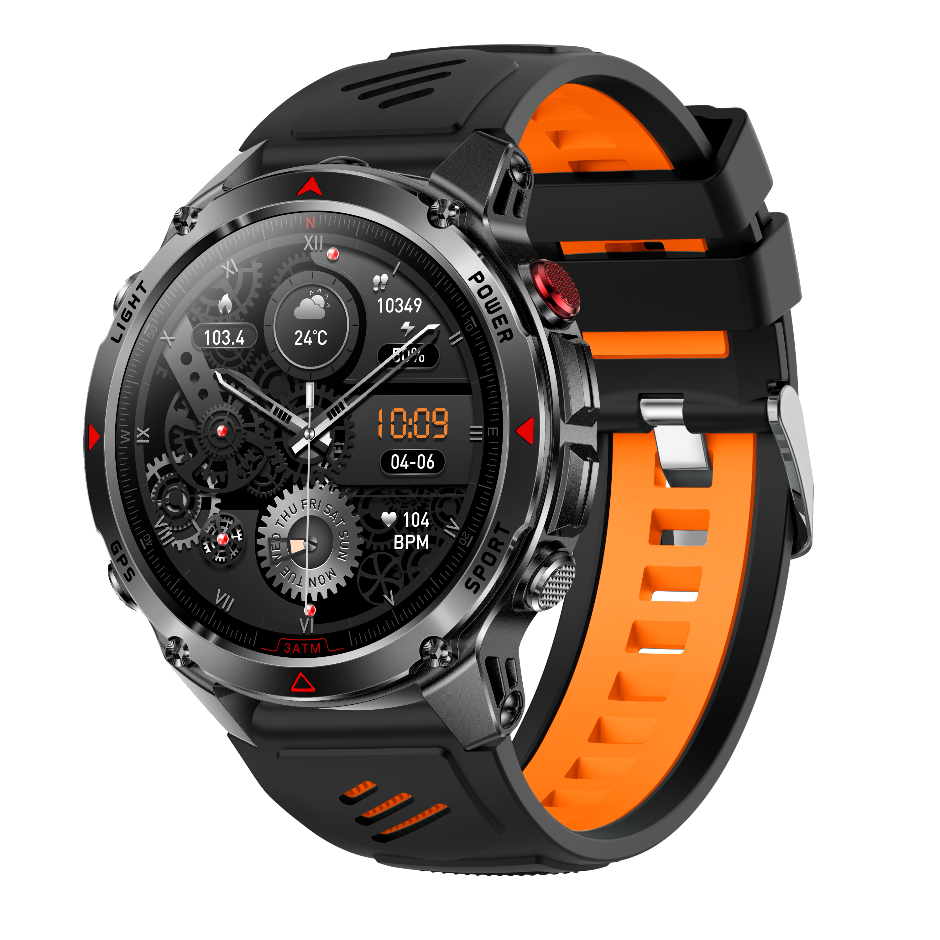 46 inch 360*360 IPS GPS Smartw - Smartwatch Sports Watches For Men recensie en prijs