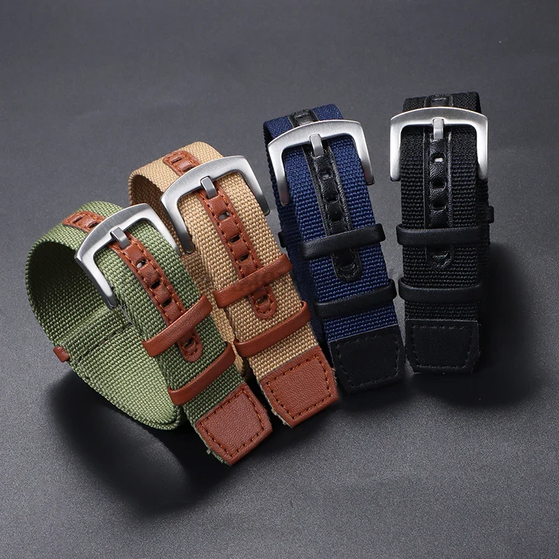 20mm 22mm canvas nylon patch l - Watches Rolex Smartwatch recensie en prijs