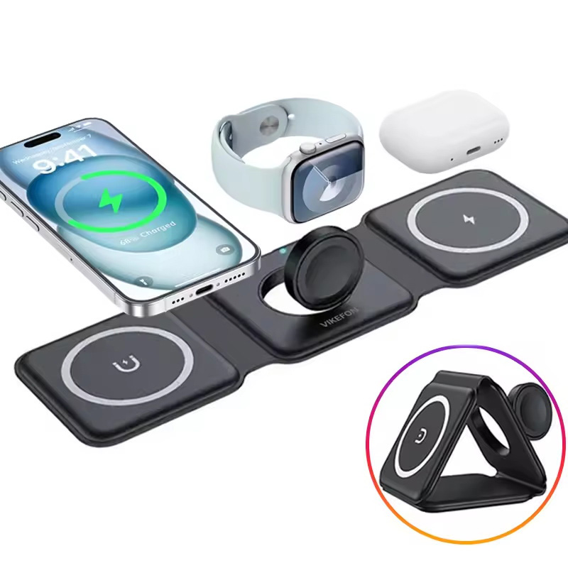 3-in-1 magnetische opvouwbare  - Smartwatch Apple Watch recensie en prijs