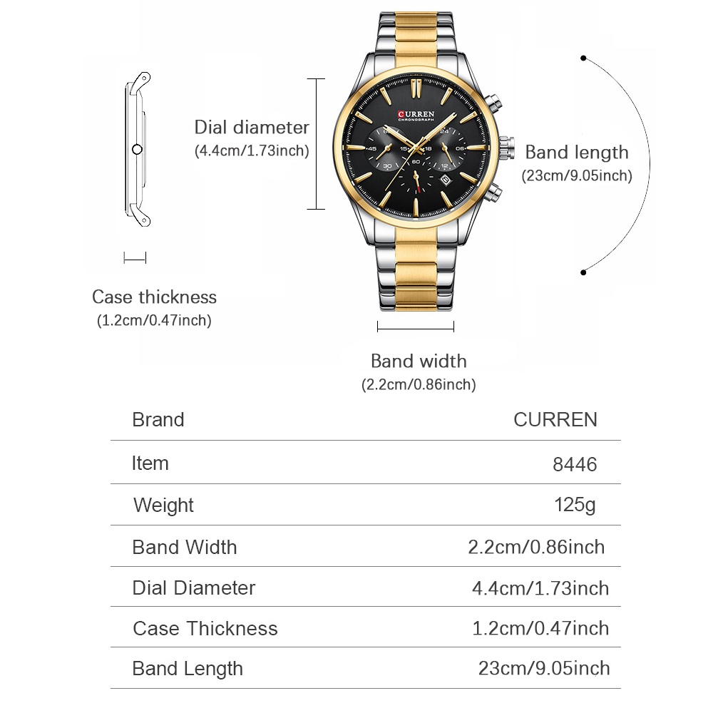 CURREN Casual quartz chrono sp - Analog Quartz Watch recensie en prijs