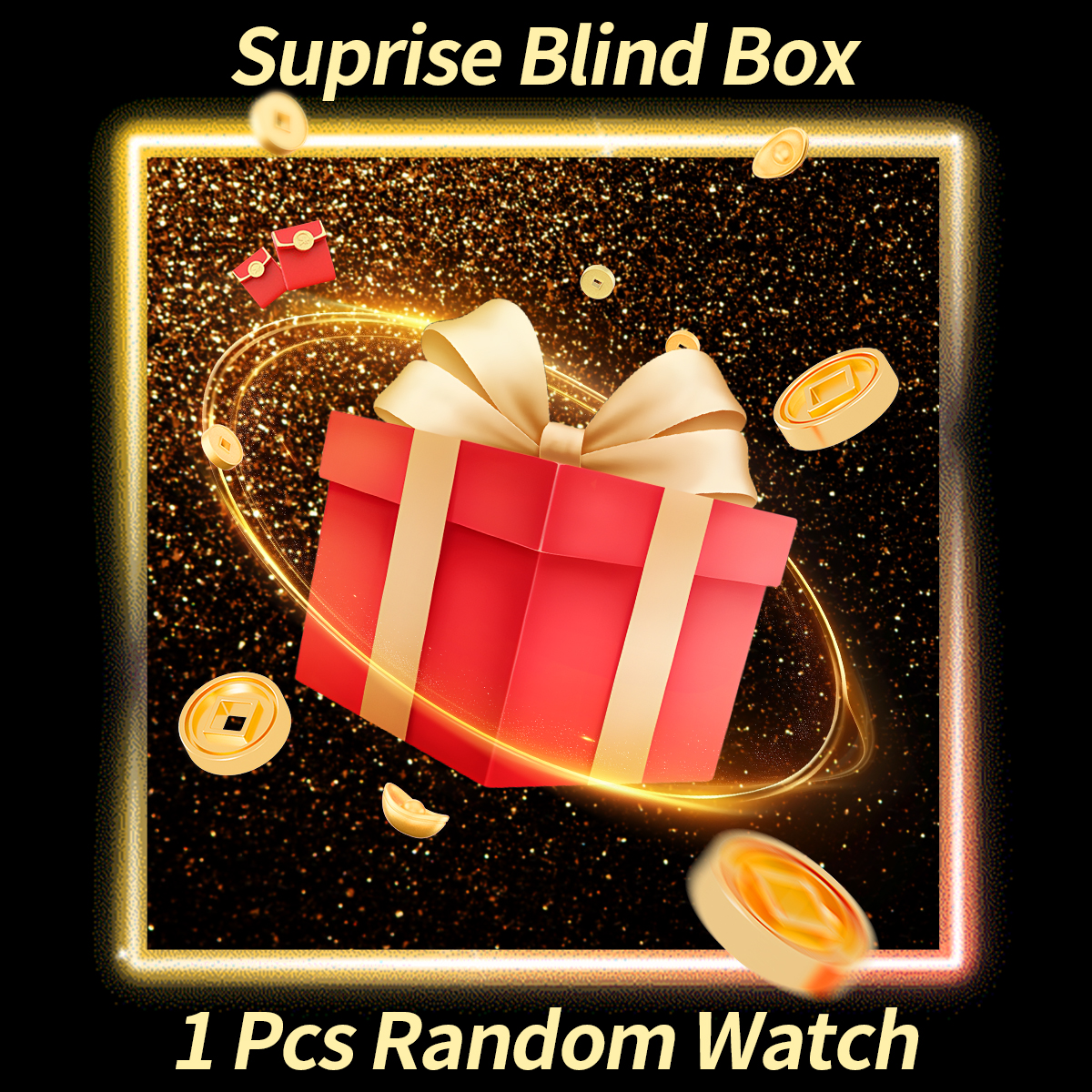 1PC Surprise Mystery Watch Bli - Analog Quartz Watch recensie en prijs