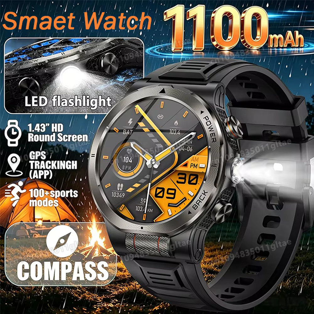 2026 Nieuwe Militaire Kwalitei - Smartwatch Running Watches For Men recensie en prijs