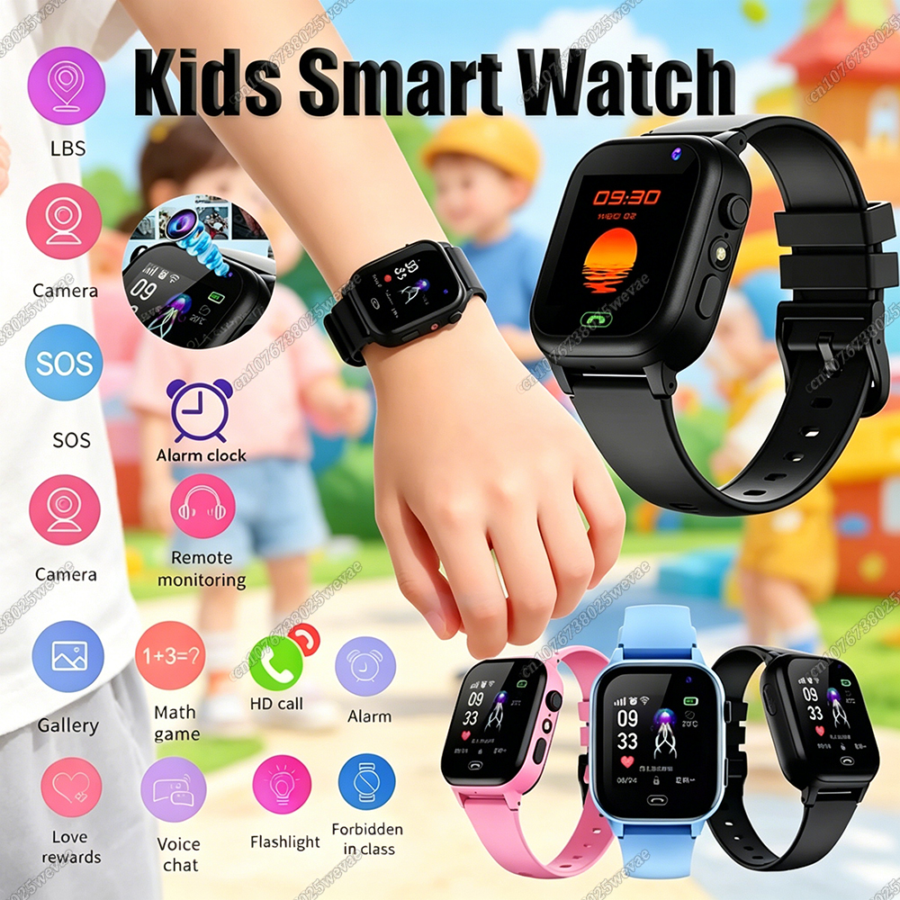 Nieuw 2026 Kids Smartwatch SOS - Smartwatch Watches For Kid Boy With Gps recensie en prijs