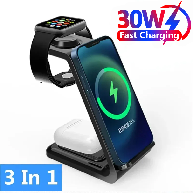 30W 3 In 1 Draadloze Oplader S - Watch Xs8 recensie en prijs