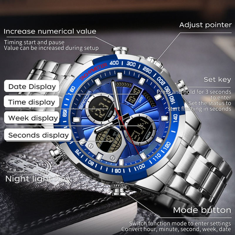 SANDA 5105 elektronisch quartz - Timex Watches Smartwatch recensie en prijs
