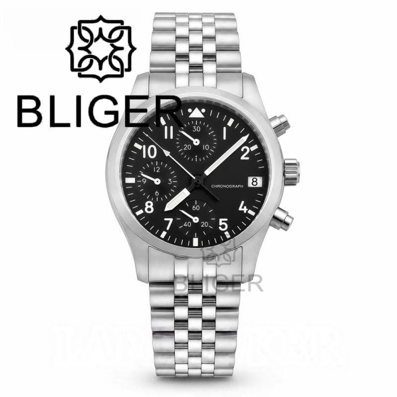 BLIGER Volledig zwart geborste - Analog Quartz Watch recensie en prijs