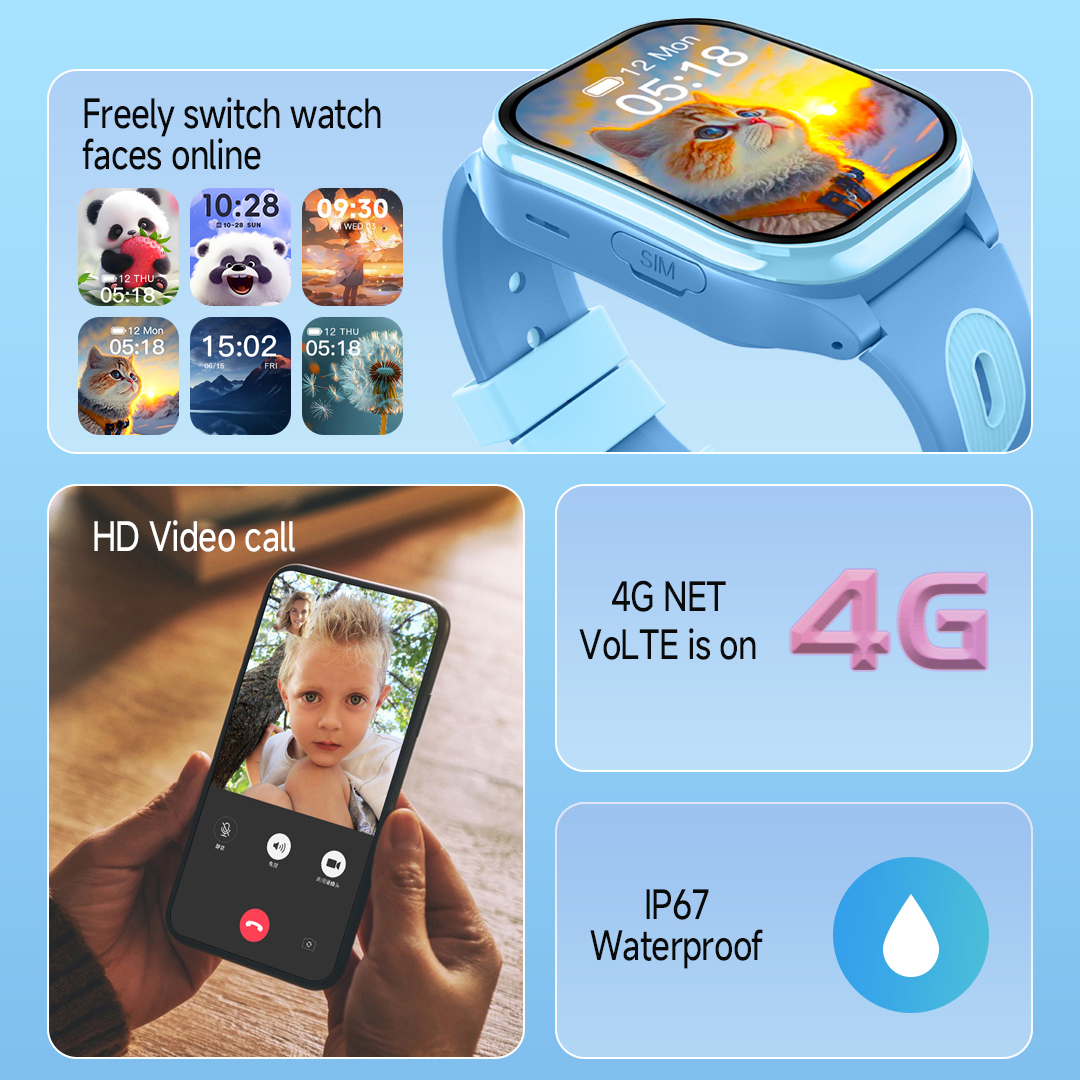 Kinderen 4G Smart Phone Horlog - Smartwatch Watches For Kid Boy With Gps recensie en prijs