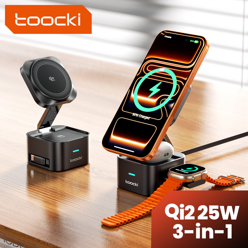 Toocki QI2.2 25W draadloze opl - Smartwatch Apple Watch recensie en prijs