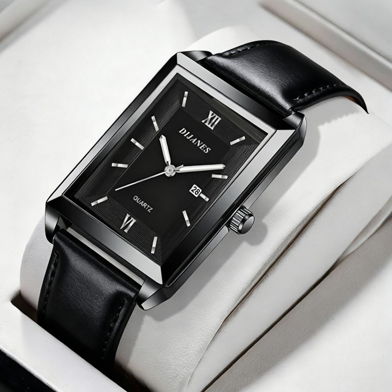 Casual lederen herenhorloges E - Smartwatch Casual Watches For Men recensie en prijs