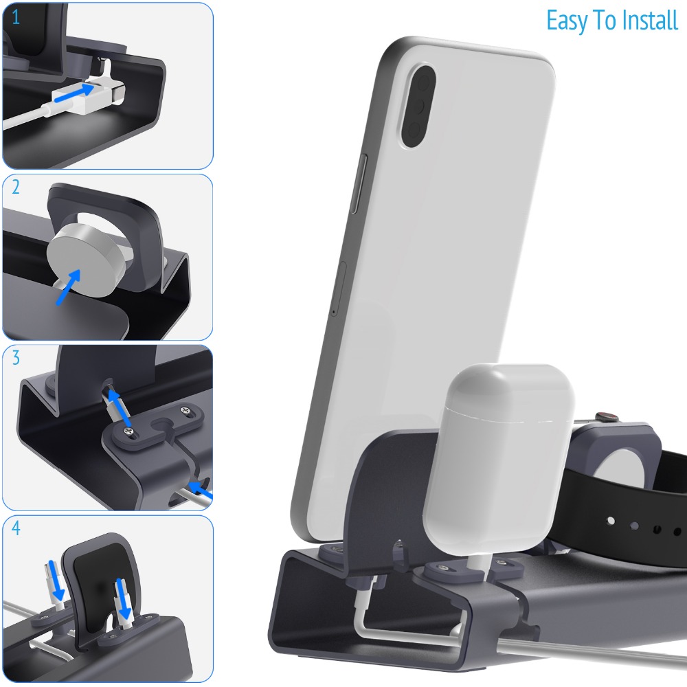Oplaaddock Station Standhouder - Watch Xs8 recensie en prijs