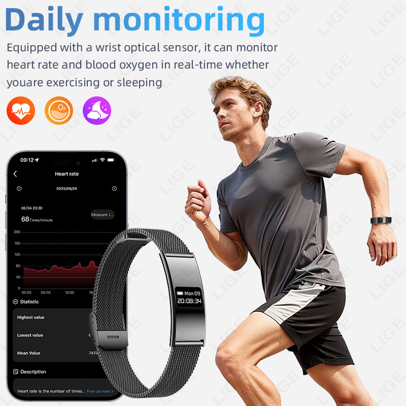 Nieuwe slimme armband Gezondhe - Couple Watches Smartwatch recensie en prijs