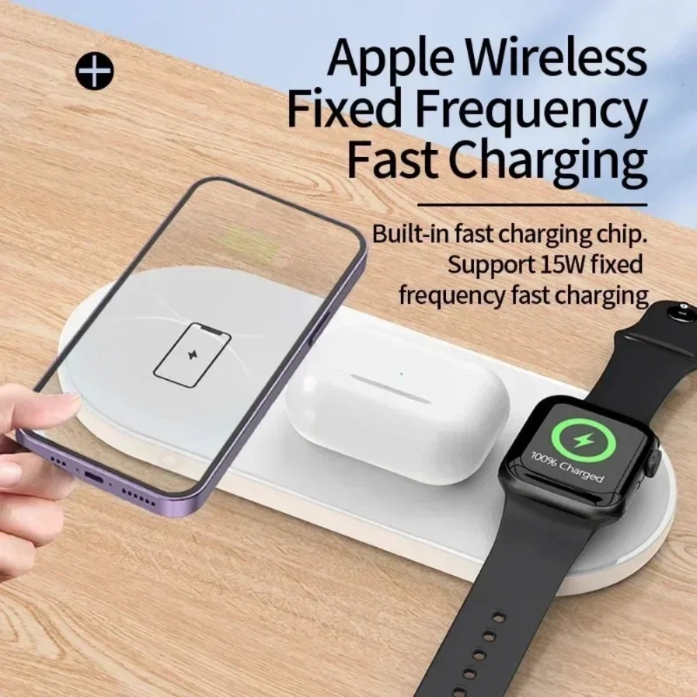 3-in-1 draadloos oplaadstation - Smartwatch Apple Watch recensie en prijs