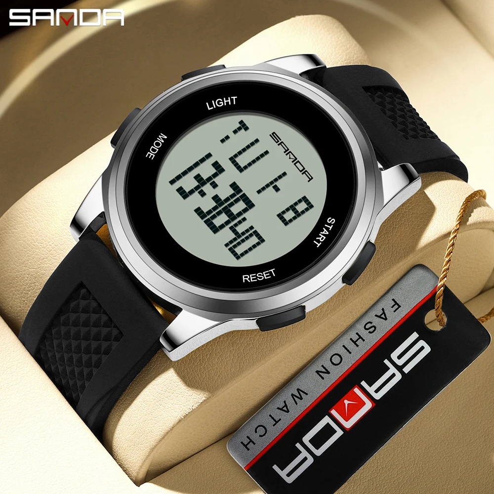 SANDA 9067 digitaal horloge he - Smartwatch Army Watches For Men recensie en prijs